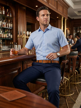 Classic Men’s Leather Belt – Timeless Design in Top Grain Leather - Cabrini - Elegance Perfected