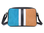 Compact Colorblock Leather Crossbody Bag - Cabrini - Elegance Perfected