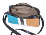 Compact Colorblock Leather Crossbody Bag - Cabrini - Elegance Perfected