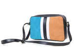 Compact Colorblock Leather Crossbody Bag - Cabrini - Elegance Perfected