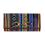Dakota Jacquard Wallet – Dark Brown Edition - Cabrini - Elegance Perfected
