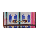 Dakota Jacquard Wallet – Dark Brown Edition - Cabrini - Elegance Perfected