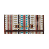 Dakota Jacquard Wallet – Dark Brown Edition - Cabrini - Elegance Perfected