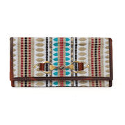 Dakota Jacquard Wallet – Dark Brown Edition - Cabrini - Elegance Perfected