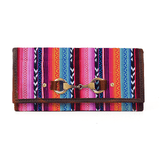 Dakota Jacquard Wallet – Dark Brown Edition - Cabrini - Elegance Perfected