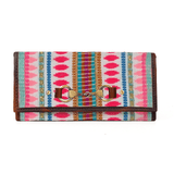 Dakota Jacquard Wallet – Dark Brown Edition - Cabrini - Elegance Perfected