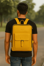 Desi Carry Leather Backpack - Cabrini - Elegance Perfected