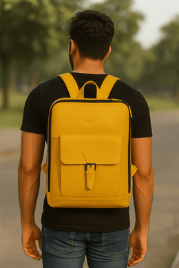 Desi Carry Leather Backpack - Cabrini - Elegance Perfected