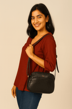 Elegant Leather Ladies Bag – Handcrafted Luxury for Everyday Use - Cabrini - Elegance Perfected