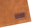 Florence Suede Apron - Chestnut - Cabrini - Elegance Perfected