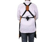 Florence Suede Apron - Light Brown - Cabrini - Elegance Perfected