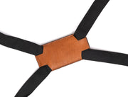 Florence Suede Apron - Light Brown - Cabrini - Elegance Perfected