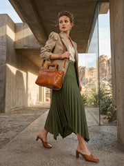 Full Grain Leather Shopper Bag – Polaris Edition - Cabrini - Elegance Perfected