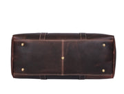 Full Grain Leather Weekender Combo – Walnut Brown - Cabrini - Elegance Perfected