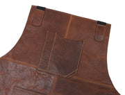 Full Grain Leather Workshop Apron – Heavy - Duty Protection - Cabrini - Elegance Perfected