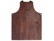 Full Grain Leather Workshop Apron – Heavy - Duty Protection - Cabrini - Elegance Perfected