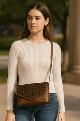 Gleam Ladies Bag – Full Grain Leather Evening Clutch - Cabrini - Elegance Perfected