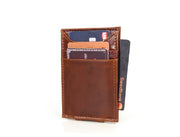 Heritage Slim Leather Card Holder - Cabrini - Elegance Perfected