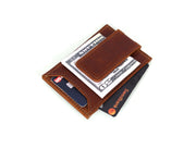 Heritage Slim Leather Card Holder - Cabrini - Elegance Perfected