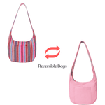 Illinois Reversible Sling Bag – Dual - Style Jacquard Crossbody - Cabrini - Elegance Perfected