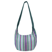 Illinois Reversible Sling Bag – Dual - Style Jacquard Crossbody - Cabrini - Elegance Perfected