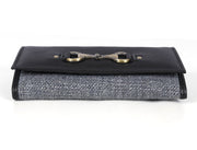 Kilim Style Leather Clutch - Cabrini - Elegance Perfected