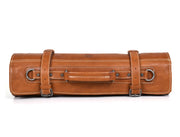 Tuscania Leather Knife Roll & Bag Combo - Tawny Brown