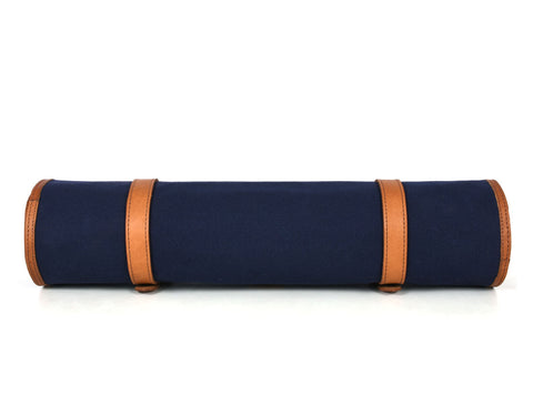 Malaga Canvas Knife Roll - Cobalt Blue