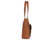Ladies Leather Tote Bag – Timeless Shopper for Everyday Use - Cabrini - Elegance Perfected