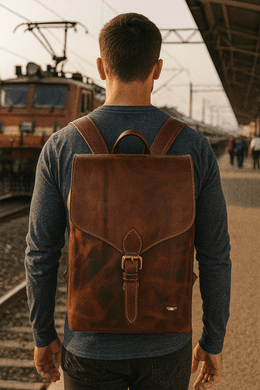Leather Backpack – Timeless Handcrafted Carry Solution - Cabrini - Elegance Perfected