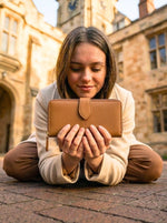 Leather Clutch Wallet For Women - Cabrini - Elegance Perfected