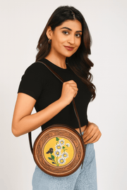 Leather Crossbody Ladies Bag – Sleek & Stylish Daily Carry - Cabrini - Elegance Perfected