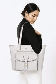 Leather Ladies Tote Bag – Spacious Elegance for Daily Carry - Cabrini - Elegance Perfected