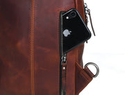 Leather Mini Backpack - Multicolor - Cabrini - Elegance Perfected