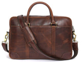Leather Portfolio Bag - Multicolor - Cabrini - Elegance Perfected