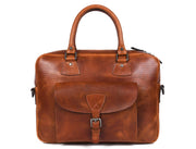 Leather Portfolio Bag – Top Grain Organizer for Travel & Office - Cabrini - Elegance Perfected