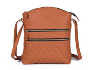 Leather Quilted Crossbody Bag - Cabrini - Elegance Perfected