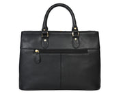 Leather Stripe Hand Bag - Cabrini - Elegance Perfected