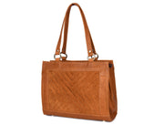 Leather Suede Hand Bag For Women - Cabrini - Elegance Perfected