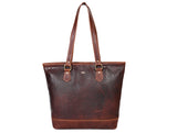 Leather Tote Bag for Women – Spacious Handcrafted Carryall - Cabrini - Elegance Perfected