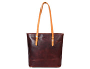 Leather Tote Bag for Women – Spacious Handcrafted Carryall - Cabrini - Elegance Perfected