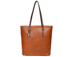 Leather Tote Bag for Women – Spacious Handcrafted Carryall - Cabrini - Elegance Perfected