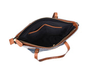 Leather Tote Bag for Women – Spacious Handcrafted Carryall - Cabrini - Elegance Perfected