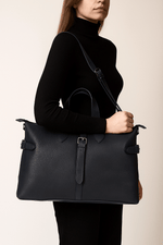 Leather Travel Bag – Full Grain Duffel for Men - Cabrini - Elegance Perfected