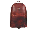 Leather Trolley Backpack – Travel - Ready Luxury - Cabrini - Elegance Perfected