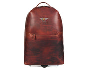 Leather Trolley Backpack – Travel - Ready Luxury - Cabrini - Elegance Perfected