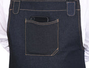 Lemos Canvas Apron – Denim Blue - Cabrini - Elegance Perfected