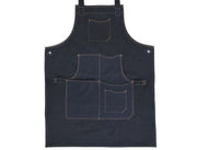 Lemos Canvas Apron – Denim Blue - Cabrini - Elegance Perfected