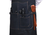 Lemos Canvas Apron – Denim Blue - Cabrini - Elegance Perfected