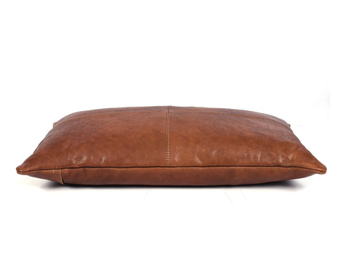 Arizona Leather Pillow Cover - Brown